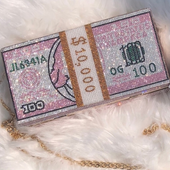 Money Clutch Pink - Picture 2 of 8